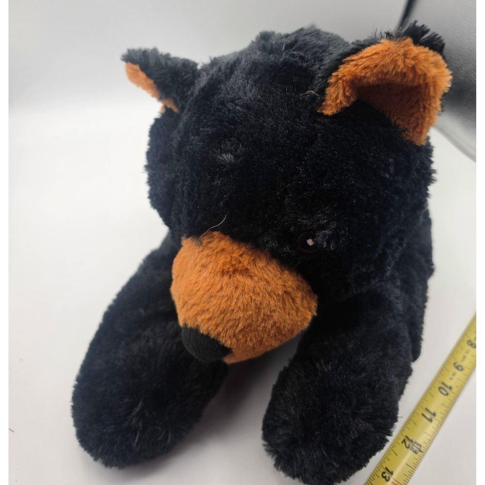 Multipet Black Bear Plush Stuffed Animal 24 Inch Floppy Laying Wildlife Toy